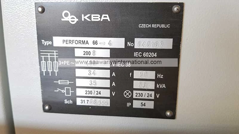KBA Performa 66 4